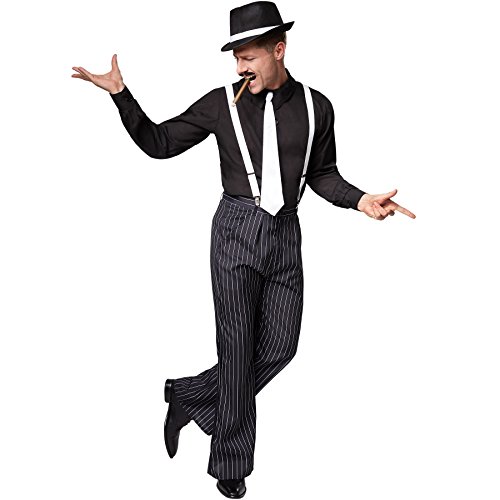 tectake 20er Jahre Faschingskostüme Männer, Kostüm Herren sexy Charleston, Casino, Gangster Karneval Kostüm Herren,...