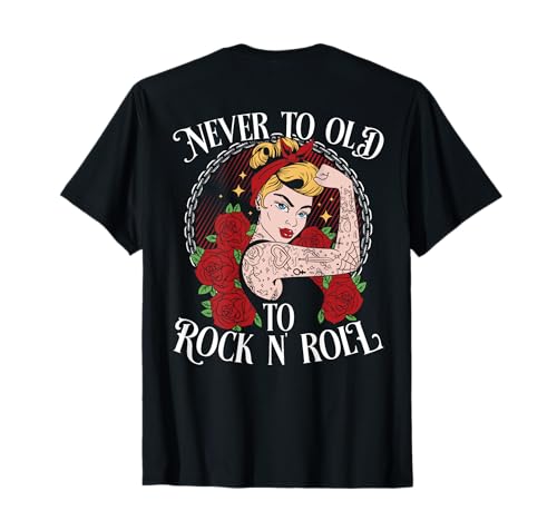 Never Too Old To Rock N´Roll | Rockabilly T-Shirt