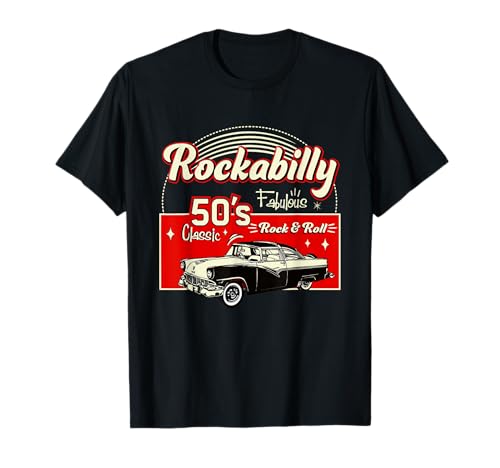 Rockabilly-Stil Sock Hop Fifties Doo Wop Musik Geschenke T-Shirt